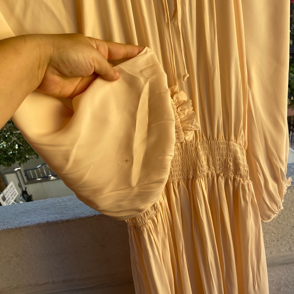 ZARA Pleated Voluminous Dress. Size - L - Picture 10 of 11